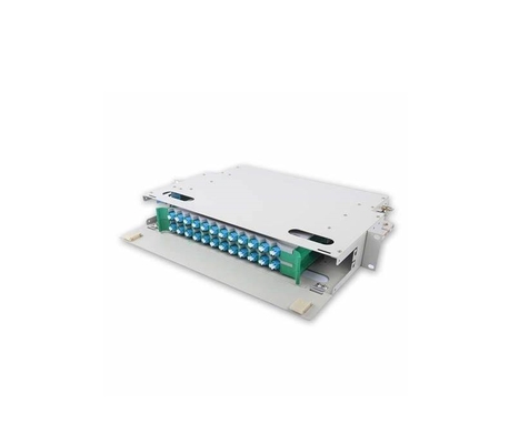 FTTX ODF Optical Distribution Frame Rack da 19 pollici montato a 24 core per connessioni FTTX