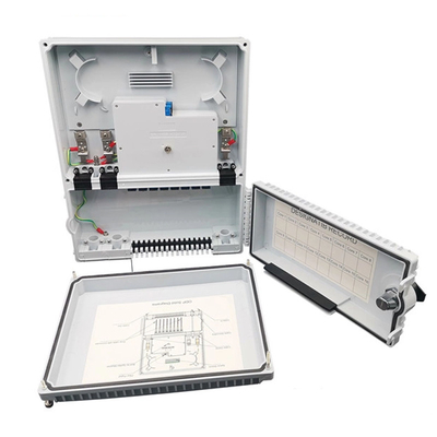 Due porte 3 in 8 core 16 core box odp punto di distribuzione in fibra ottica solida per la rete