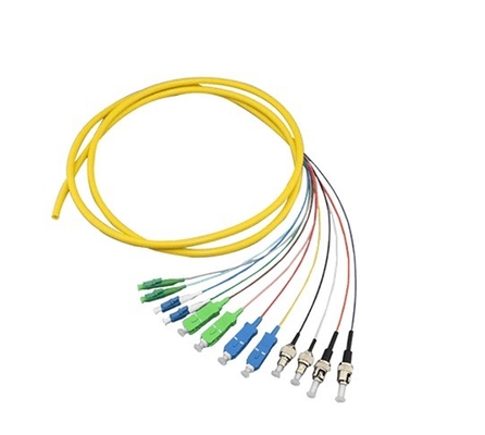 SC UPC Single Mode 1.5M Pigtail in fibra ottica simplex per un ampio intervallo di temperatura -40-70°C