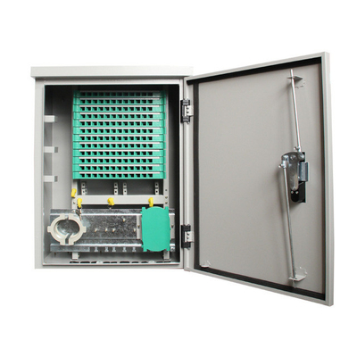 SMC Material 288fo Outdoor Fiber Optical Cross Connection Cabinet Rack Mount Distribution Box con 3 tempi