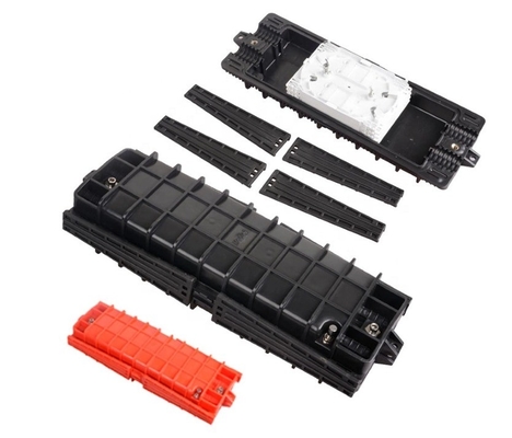 Sistema di distribuzione in fibra FTTH 12 24 48 96 144 288 Core Tipo orizzontale Fibra ottica Splice Closure con 3