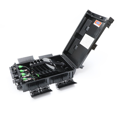PC ABS Material 8 Core Fiber Optical Terminal CTO/NAP Distribution Box con PLC Splitter 1x8