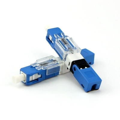 3 Meccanica SC APC SC UPC Fibra ottica connettore rapido FTTH Quick Connector Assembly