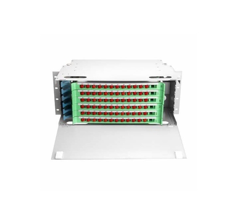 FTTX ODF Optical Distribution Frame Rack da 19 pollici montato a 24 core per connessioni FTTX
