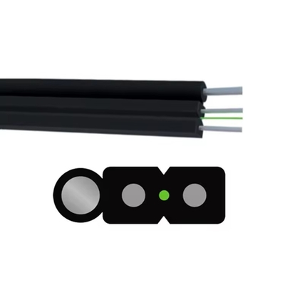 Telecomunicazioni G657a Frp Kfr Drop Indoor Ftth Fiber Optic Cable per esigenze personalizzate