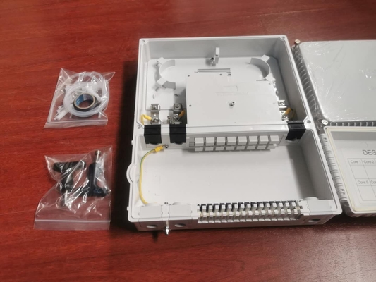 Due porte 3 in 8 core 16 core box odp punto di distribuzione in fibra ottica solida per la rete