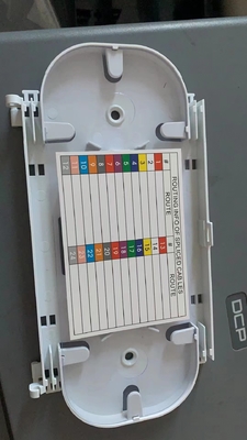 Scaffalature per splicer in fibra ottica a 24 nuclei montate a parete per installazione professionale