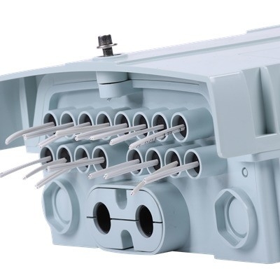 FTTX ODB NAP FTTH 16 Ways IP65 Casella di separazione del cavo impermeabile con materiale PC ABS