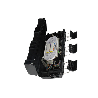 FTTX Polo montato 16 Core Fibra ottica Splice Chiusura/ Distribuzione Napbox Nero