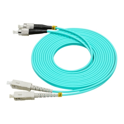 LC Connector Fiber Optic Patch Cord per tipi di fibra multimode e trasmissione dati