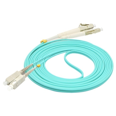 LC Connector Fiber Optic Patch Cord per tipi di fibra multimode e trasmissione dati