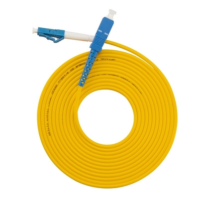 Cable di fibra 14130199 SS-OP-D-LC-S-10 LC/PC-LC/PC-Single Mode-G6.652D-2MM-10M-PVC-YE Patch cord AOC MPO