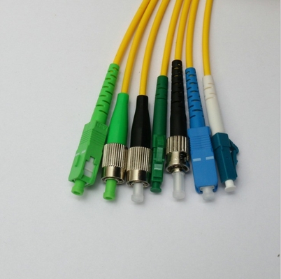 Cable di fibra 14130199 SS-OP-D-LC-S-10 LC/PC-LC/PC-Single Mode-G6.652D-2MM-10M-PVC-YE Patch cord AOC MPO