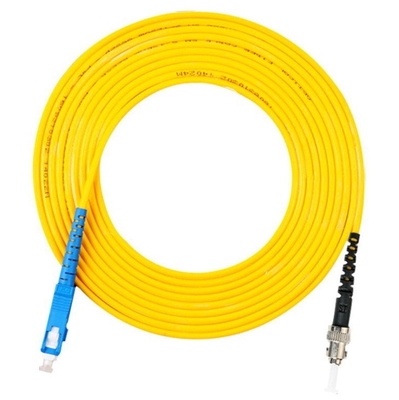Cable di fibra 14130199 SS-OP-D-LC-S-10 LC/PC-LC/PC-Single Mode-G6.652D-2MM-10M-PVC-YE Patch cord AOC MPO