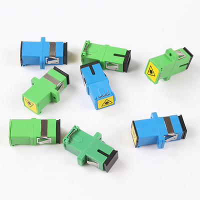 SC APC SC UPC SX Adaptore in fibra ottica senza flange per trasmissione del segnale