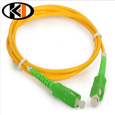 Fibra di telecomunicazione tipo SM LSZH 2mm Patch Cord con opzioni di bassa perdita e lunghezza