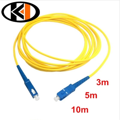 12 anni Cordone di patch in fibra ottica per telecomunicazioni SC PC Upc Apc Patchcord in cavo ottico
