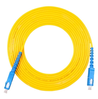 12 anni Cordone di patch in fibra ottica per telecomunicazioni SC PC Upc Apc Patchcord in cavo ottico