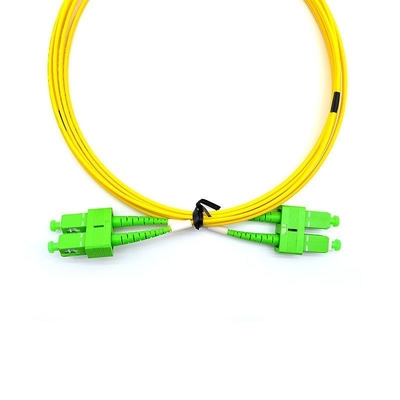 Modalità singola 9/125 Duplex SC/UPC-SC/UPC Cordone di patch in fibra ottica esterna per telecomunicazioni
