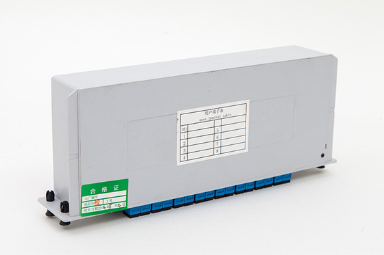 1*16 1*32 SC Connector LGX PLC Cassetta PLC Splitter Fibra Tipo G657 o personalizzato 3 volte