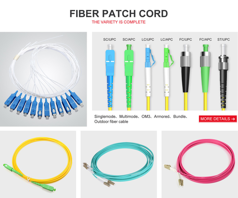 Modalità singola 9/125 Duplex SC/UPC-SC/UPC Cordone di patch in fibra ottica esterna per telecomunicazioni