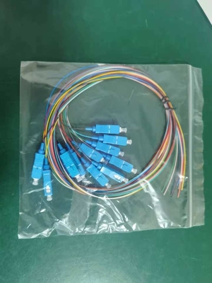 SC UPC Single Mode 1.5M Pigtail in fibra ottica simplex per un ampio intervallo di temperatura -40-70°C