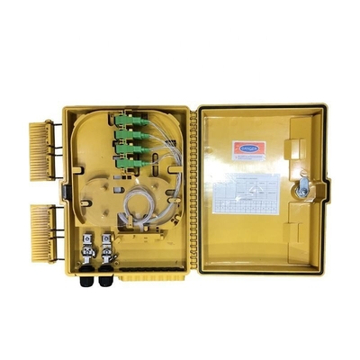 ABS/PC ABS/PC 16 Core Fiber Optical Terminal CTO/NAP Box di distribuzione con 1x16 PLC Splitter