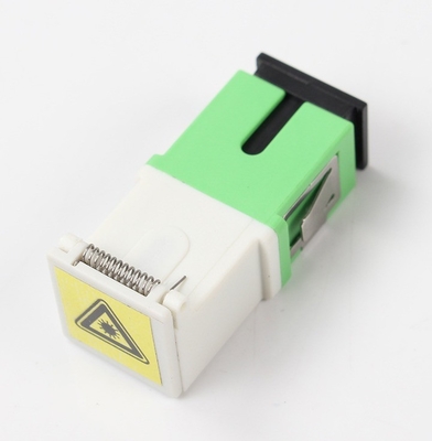 Accoppiatore a flangia FTTH SC Adapter in fibra ottica con c-ap di polvere e perdita di inserimento IL 0.2db