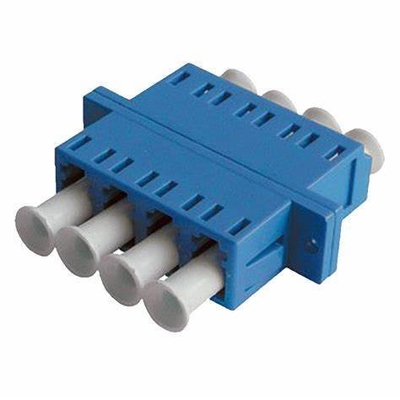 FTTH Fiber Optic Adapter LC Quad Flange Coupler 4 LC per 40 a 85 Temp Compatibilità