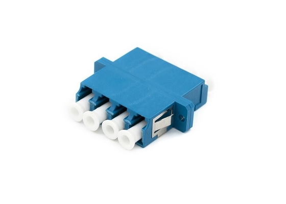FTTH Fiber Optic Adapter LC Quad Flange Coupler 4 LC per 40 a 85 Temp Compatibilità