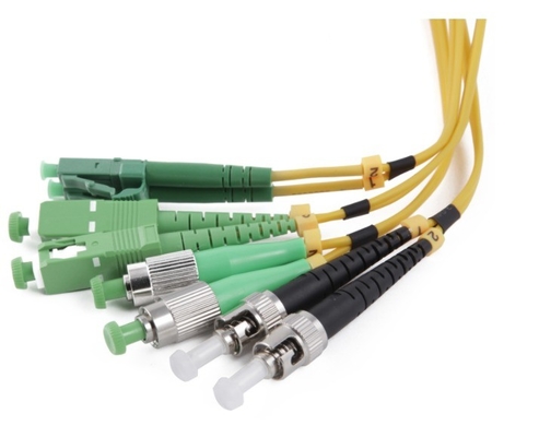 Telecomunicazioni, stampanti a fibra ottica con connettori SC-SC e cavo posteriore