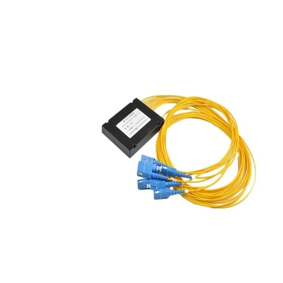 4G Network ABS Plastic Box Type Fiber Optic PLC Splitter con connettore SC/APC LC/APC per PON FTTX e CATV