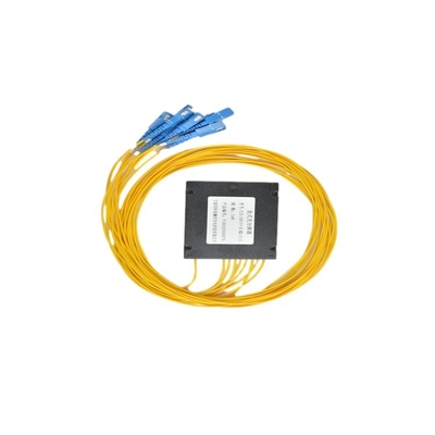 4G Network ABS Plastic Box Type Fiber Optic PLC Splitter con connettore SC/APC LC/APC per PON FTTX e CATV