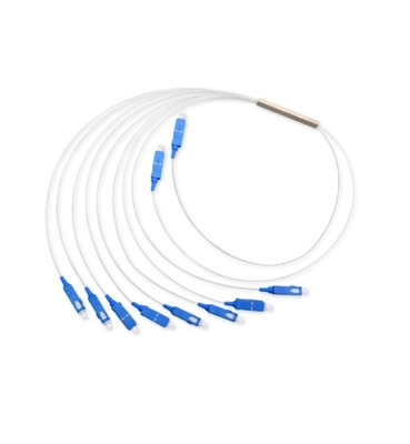 Mini tipo PLC Splitter 2x8 SC-UPC per tipo di fibra G657 nei sistemi a fibra ottica