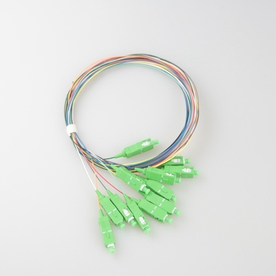 SC/APC 0.9mm G652D 1m Return 65dB Fiber Optic Patch Cord per il mercato delle telecomunicazioni