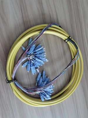 24 Core SC/UPC cordone di patch pre-terminato con vassoio di installazione massimo numero 1 vassoio di fusione