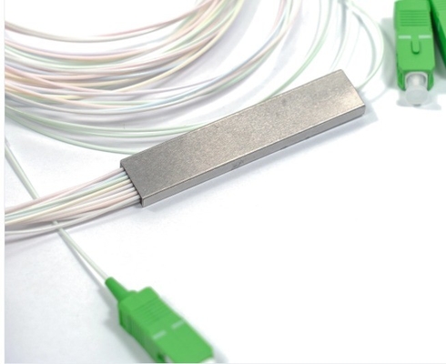 1*32 1*64 1*128 Tubo in acciaio SC/ APC Mini Fibra Ottica GPON 1x128 PLC Splitter
