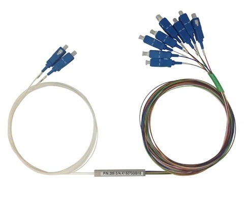 Fibra Splitter 0,9mm 1*3 1*5 1*6 1*7 2*4 2*32 Modi SC/UPC SC/APC Splitter 2*1