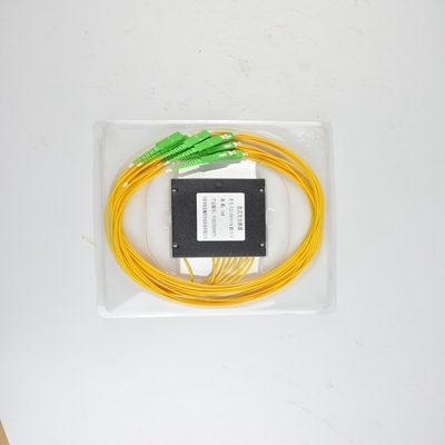 1260-1650nm 1*2 1*4 1*8 1*16 1*32 1*64 FTTH Fibra ottica PLC Splitter Cassetta Tipo SC connettori