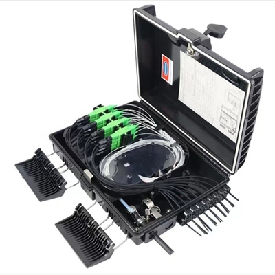16 Core ODN Fiber Optic Distribution Terminal Box per FTTH e materiale ABS PC robusto