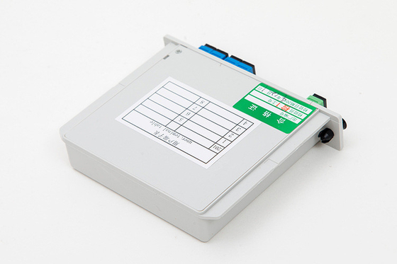3G Network PLC Splitter 1x4 SC UPC con lunghezza d'onda operativa 1260-1650nm in FTTH Box