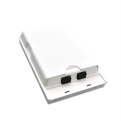 2 Port Splitter Fiber Optic Terminal Box per ingressi normali di cavi