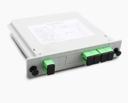 1*4 Fibra ottica verde SC APC a SC UPC Splitter per Huawei Lunghezza d'onda 1260-1650nm