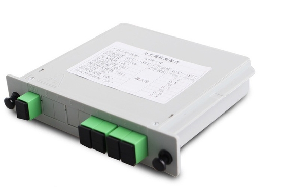 1*4 Fibra ottica verde SC APC a SC UPC Splitter per Huawei Lunghezza d'onda 1260-1650nm