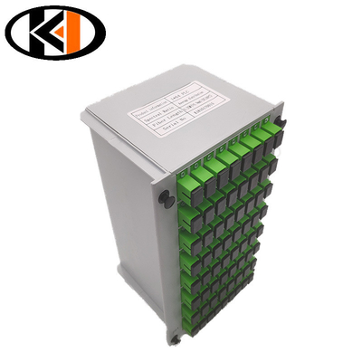 Perdita di ritorno dB ≥50 Fibra ottica Splitter Cassette PLC 1x64 SC UPC per prestazioni