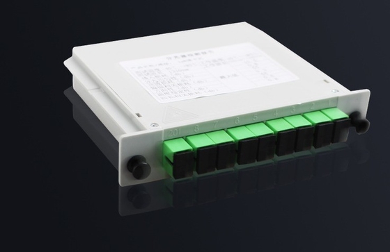 Tipo di fibra G657A 1x8 SC APC PLC Cassetta Splitter in fibra ottica per trasmissione del segnale