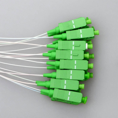 1x8 Splitter in fibra ottica in chiusura del tubo inossidabile per lunghezza d'onda operativa 1260-1650 nm