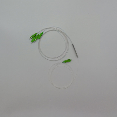 Telecomunicazioni PLC Splitter 1 2 Mini differenziale Fibra ottica Fibra di acciaio tubo connettore
