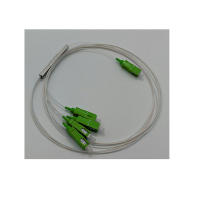 Telecomunicazioni PLC Splitter 1 2 Mini differenziale Fibra ottica Fibra di acciaio tubo connettore