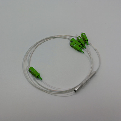 Telecomunicazioni PLC Splitter 1 2 Mini differenziale Fibra ottica Fibra di acciaio tubo connettore